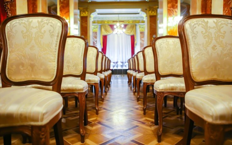 Pramukhh poly products home banquet chairs